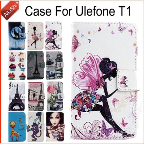 AiLiShi Factory Direct! For Ulefone T1 Case Flip Stand Leather Case Cover Bag Exclusive 100% Special Phone Accessories