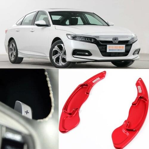 Car Accessories Aluminum Steering Paddle Shifter Extension For Honda ACCORD 2014-2018 Car-styling