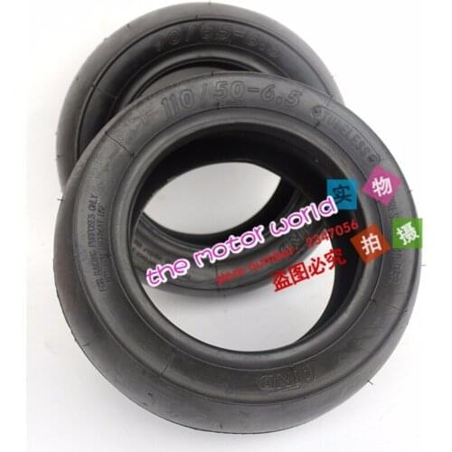 2pcs QINDA 110/50-6.5 &90/65-6.5 tubeless Tire For 2 Stroke Gas Electric Scooter Motorized Bicycle Wheel Spare Parts 49cc