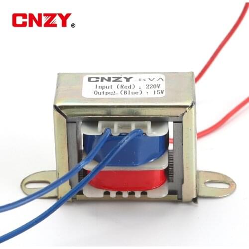 EI41X20 5W transformer 220V to 6V/9V/12V/15V/18V/24V AC AC foot power DB-5VA Dual voltage (output three wires)