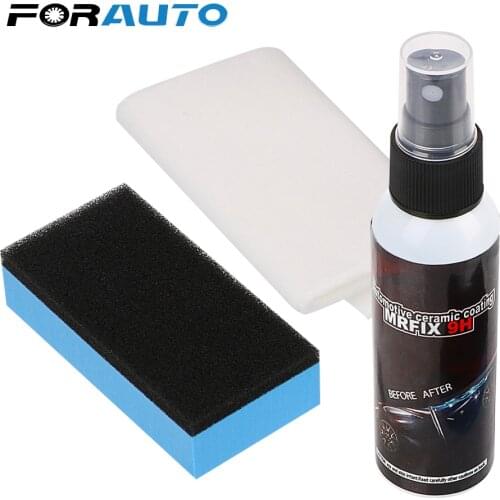 FORAUTO Anti-scratch Car Detailing Glass Coat 9H Paint Care Spray Type Automotive Ceramic Coating Hydrophobic Anti-Graffiti