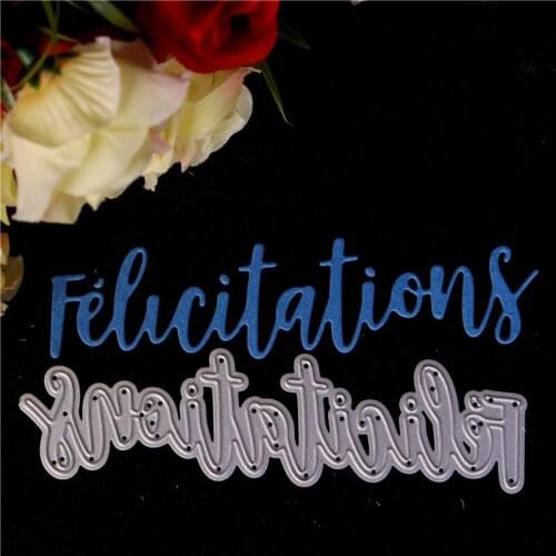 French Word Metal Cutting Dies For Diy Scrapbooking Die Cut New Cuts For Paper Card Making Craft Embossing Photo BABY