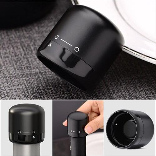 Leak-proof Vacuum Red Wine Bottle Cap Stop Silicone Sealed Champagne Bottle Stopper Vacuum Retain Freshness Wine Plug Bar Tools