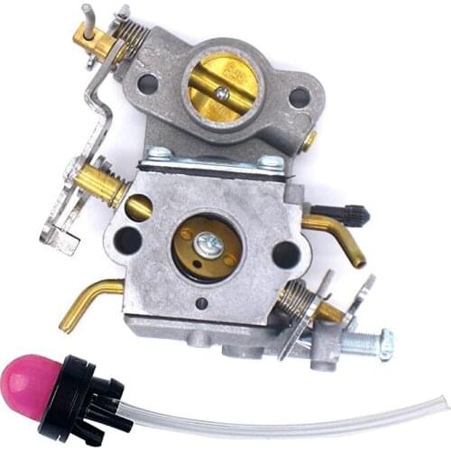 Carburetor for Poulan P3314 P3314WS P3416 P3516PR Gas Saw ZAMA W-26 C1M-W26C 545070601 545040701 530035590 with Primer Bulb