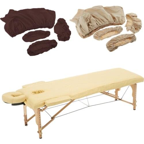Massage Table Bed Fitted Sheet Pad Face Cradle Hand Pillow Cover Kit (2 Set )