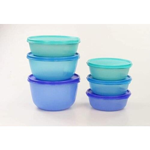 Refrigerator Storage Container 3'lü Set 2 lt. + 1,5 lt. 1 lt. And Refrigerator Storage Container 600 ml 3'lü Set