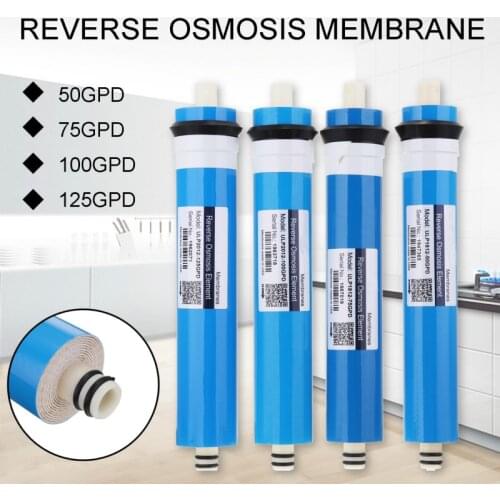 1Pcs 50/75/100/125GPD Home Kitchen Reverse Osmosis RO Membrane Replacement Water System Water Filter Purifier Drinking Treatment