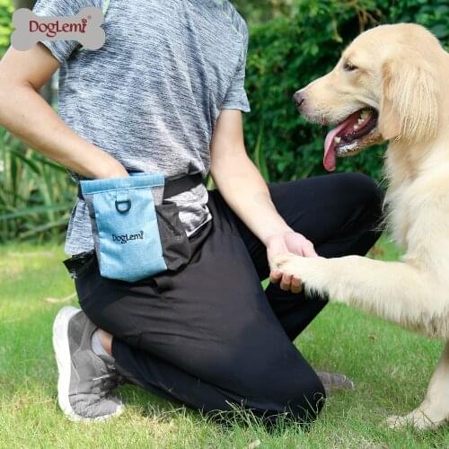 Multifunction pet treat dog pouch tote bag waist bag Professional training dog Helpers for dogs german shepherd mascotas