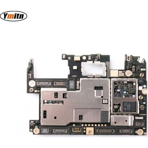 Ymitn Mobile Electronic Panel For Vivo x20 Mainboard Motherboard Unlocked With Chips Circuits Flex Cable 4GB 64GB