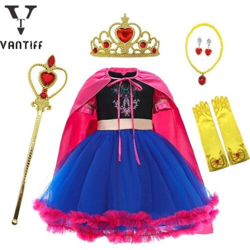 2021 New Children Summer Short Sleeve Princess Dress for Girls Cloak Bow Dresses Mesh Ball Gown Kids Birthday Party Clothing