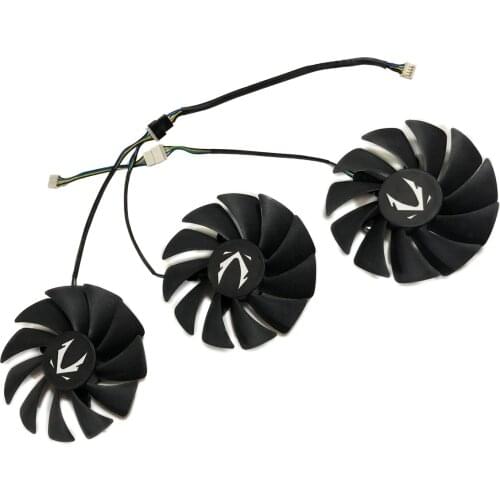 3Pcs/Set GPU VGA Cooler 85mm CF9015H12S For ZOTAC GeForce RTX 3070 3080Ti 3090 AMP Holo Video Card Replace