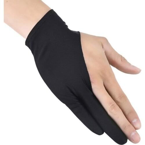 2-Finger Tablet Drawing Anti-Touch Gloves for ipad Pro 9.7 10.5 12.9 Inch Pencil Drop shipping