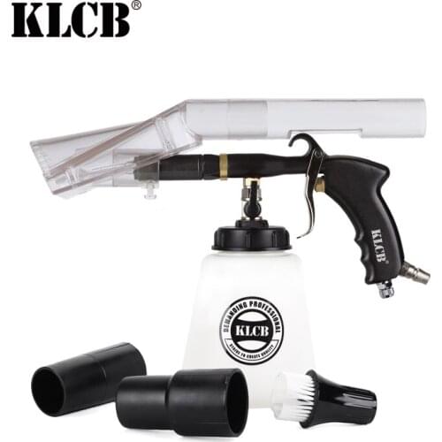 Tornado interior pneumatic cleaning gun, car wash water gun, vacuuming, spraying and pumping integrated cleaning gun