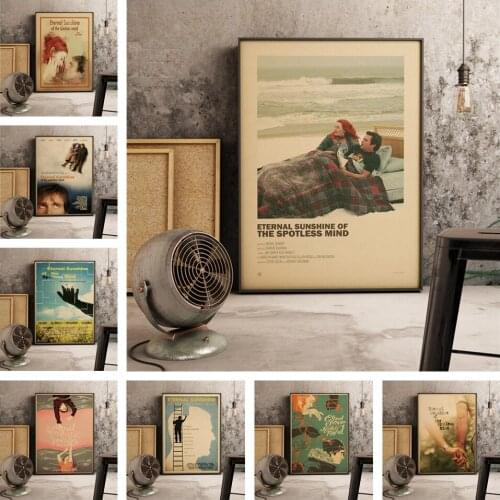 Jim Carrey Classic Movie ETERNAL SUNSHINE OF THE SPOTLESS MIND Retro Poster Art Home Decor Wall Decor Quality Canvas Painting