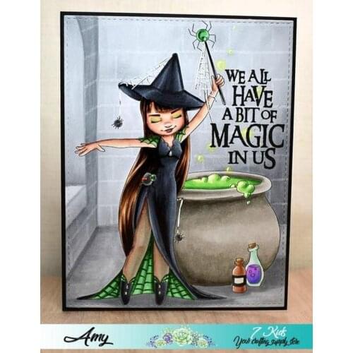 Girl Clear Silicone Stamp/Seal for DIY scrapbooking/photo album Decorative clear stamp sheets A1922