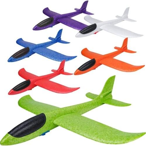 Airplane Toys Throwing Foam Plane Flying Toy for Kids Gifts Boy Outdoor Sport Toys Birthday Party Foam Airplane