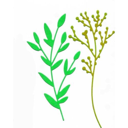 Branch Cutting Dies for Card Making Diy Crafts Embossing Folder Stencil Slimline Dies Clear Stamps Scrapbook Mold Templates