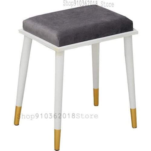 Nordic Dressing Stool Makeup Stool Modern Minimalist Light Luxury Dressing Table Stool Makeup Chair Bedroom Net Red Chair Ins