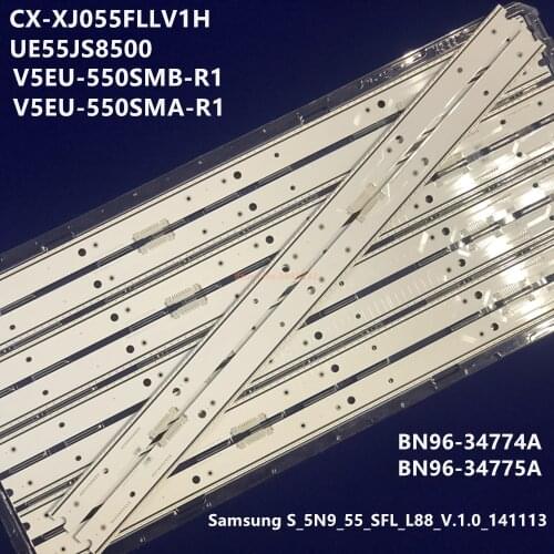 LED backlight strip for Samsung UE55JS9000 UE55JS8500 UE55JS8000 UA55JS9800 UA55JS8000 UN55JS9000 V5EU-550SMB-R1 V5EU-550SMA-R1