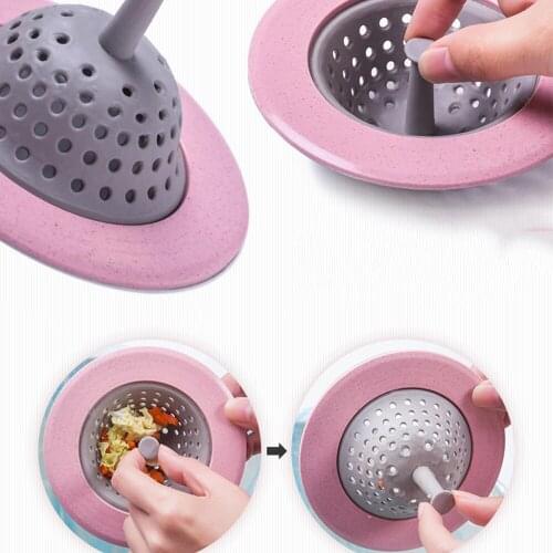 Bathroom Hair Sink Floor Drain Cover Anti-clogging Kitchen Sink Sewer Anti-clogging Filter Kitchen Sink Filter Kitchen Gadget
