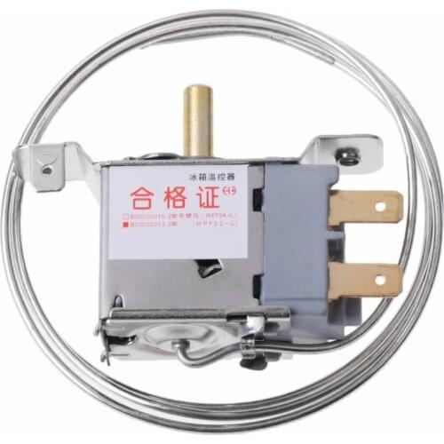 WPF22-L 2Pin Refrigerator Thermostat Household Metal Temperature Controller New 2018