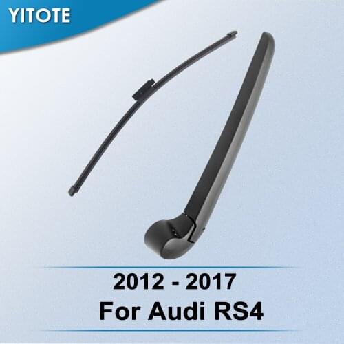 YITOTE Rear Wiper & Arm for Audi RS4 Avant 2012 2013 2014 2015 2016 2017