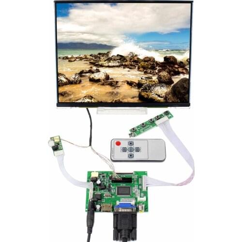 10.4" 1024x768 LCD Screen LTD104EDZS with HD MI+VGA+2AV LCD Controller Board driver VS-TY2662-V1