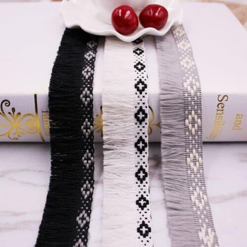 10yards/lot Ribbon tassel lace DIY accessories lace tassels trimming fringes for home furnish sewing clothes Curtains decoration