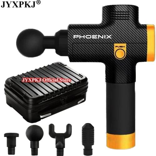 100% Original Phoenix A2 Muscle Massage Gun Deep Tissue Massager Therapy Gun Exercising Muscle Pain Relief Weight Loss Expert