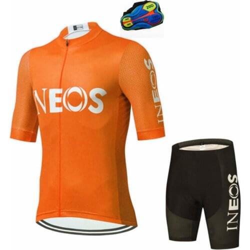 2021 INEOS Set Cycling Clothing Road Cycling Jersey Team Cycling jersey Set Pro Team Summer 2021 Mountain Bike Cycling Clothing