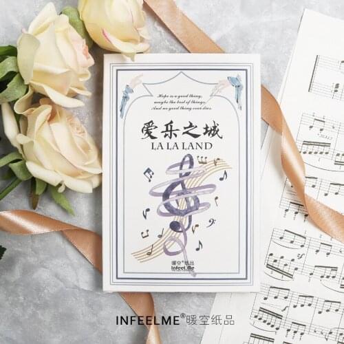 30 Sheets/Set LA LA LAND Postcard/Greeting Card/Message Card/Birthday Letter Envelope Gift Card
