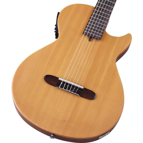 Green 6 Strings Electric Guitar 39 Inch Full Solid Basswood Body Canada Maple Neck 648mm Scale Length High Gloss Finish