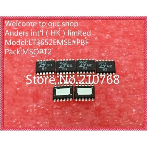 50pcs/lot LT3652EMSE#PBF LT3652EMSE LT3652 3652 MSOP12