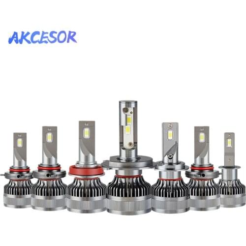 AKCESOR 2pcs H7 LED Car Headlight Bulbs H4 H1 H11 H8 H9 9005 9006 9012 LED Auto Lamp 12V 72W 10000lm Fog Light Super Bright