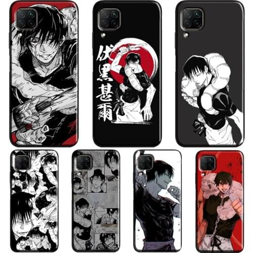 Toji Fushiguro Jujutsu Kaisen Anime Case For Huawei P30 Lite P20 P40 Pro Mate 20 P Smart 2021 2019 Nova 5T Honor 9X 8X 10i 8A