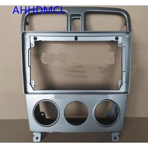 Car Fascia Navigation Fascias Dash Frame Kit For 9" Android Multimedia Player For Forester 2003 2004 2005 2006 2007 2008