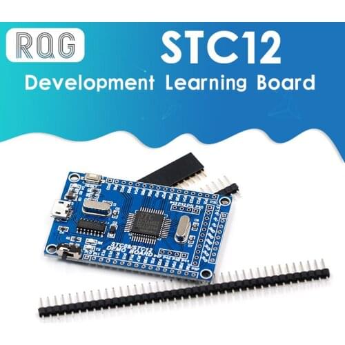 STC12 Core Board STC12C5A60S2 51 Single-Chip Minimum System Development Learning Board/Dual Serial Port Part kit