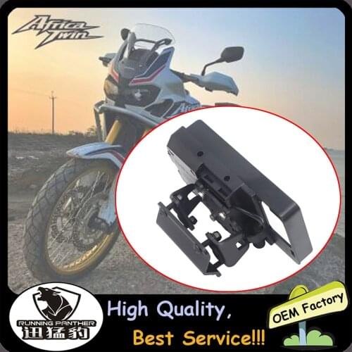 Mobile phone GPS Navigation Holder Bracket support For Honda CRF 1000L Africa Twin crf 1000l 2018+ crf1000l USB charging