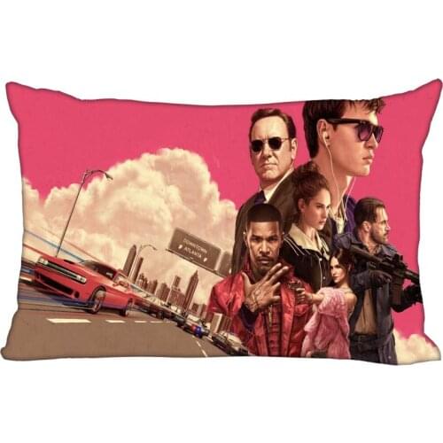 Hot Sale Baby Driver Rectangle Pillowcase Custom Home textile Zipper Pillowcase Pillow Cover Size 45*35cm (one side) Print