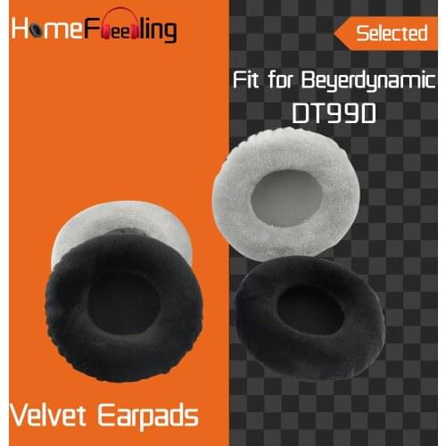 Homefeeling Earpads for Beyerdynamic DT990 Headphones Earpad Cushions Covers Velvet Ear Pad Replacement