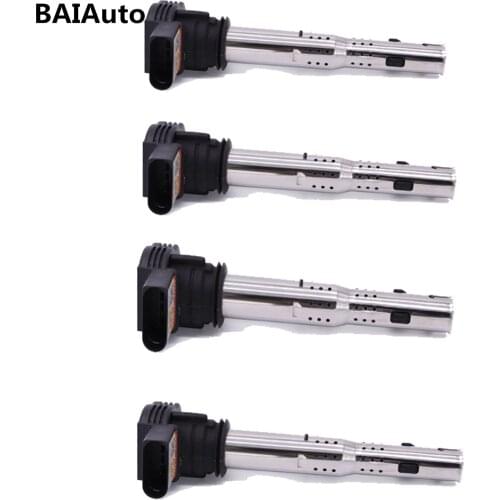 4PCS/Set Ignition Coils Professional Parts Ignition Coil For Golf Jetta Beetle Tiguan Audi A1 A3 A4 A5 A6 07K905715G 07K905715F