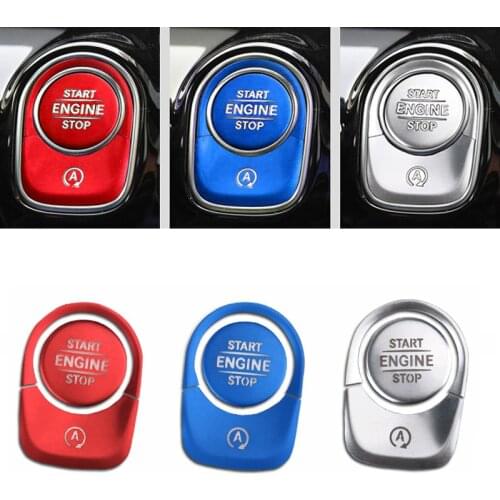 For Mercedes Benz A Class W177 CLA Class C118 B Class W247 2019 2020 Engine Start Stop Switch Push Button Ring Trim Cover