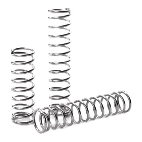 10pcs stainless steel compression spring non-corrosive tension springs surface passivated extension 0.8*8mm wholesale