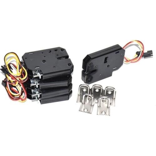 5pcs Magnetic Lock DC 12V Electric Lock Electromagnetic Door Lock for Smart Express Cabinet Vending Machine Solenoid Lock