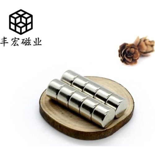 D7 * 5 nail small magnetic column high performance super suction magnet cats eye magnet 7 × 5 NdFeB