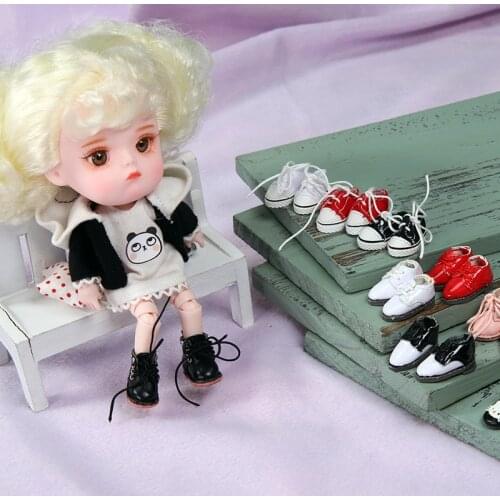 DBS cute shoes suit for 1/8 middie, 1/12 dodo doll OB11 shoes gift toy