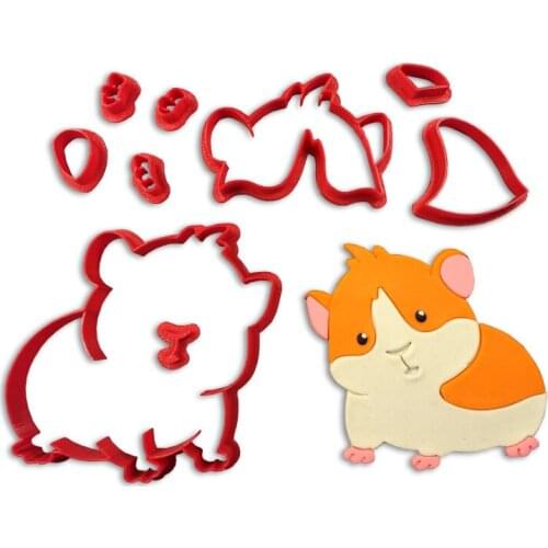 Cute Animal Hamster Groundhog Cookie Cutter Cake Cupcake Ground Hog Fondant Decorating Mould Kids Birthday