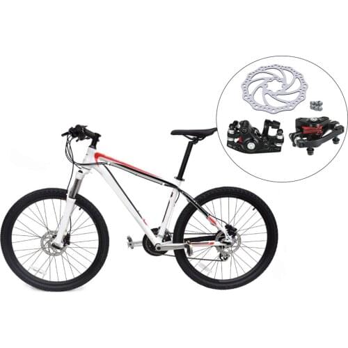 Mountain Bike Road Bike Bicycle Aluminum Alloy Mechanical Disc Brake Set Front & Rear Include 1pc 160mm Centerline Rotor Fit