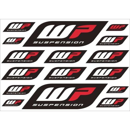 WP Suspension Fork Sticker for Bike Bicycle Cycling Decals Adhesive