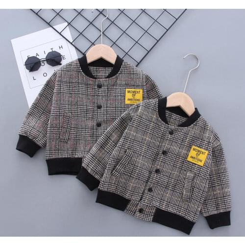 NEW Spring Baby Outwear Boys Coat Children Girls Clothes Kids Baseball Infant Sweatershirt Toddler Fashion Jacket SUIT 0-5 Years